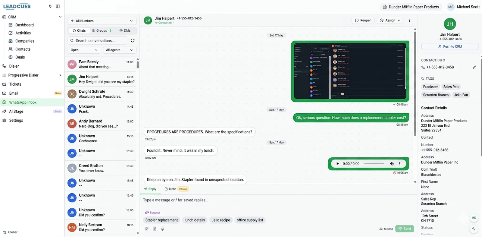 Leadcues screenshot 1