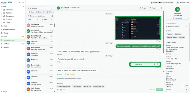 Leadcues screenshot 1