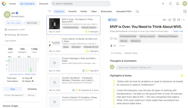 Glasp: Sync Highlights from Medium gallery image
