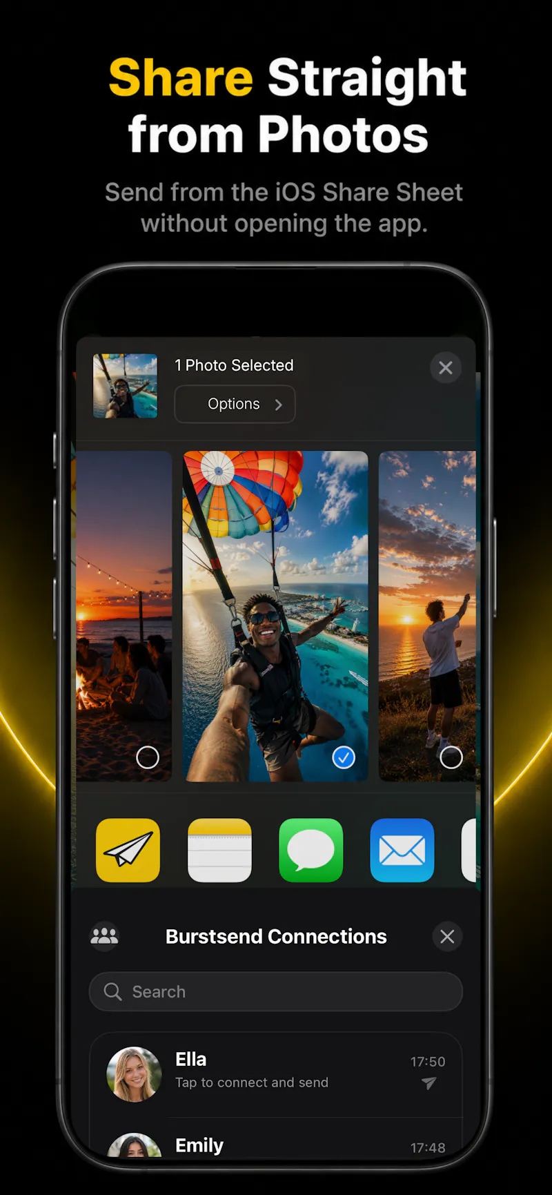 Burstsend screenshot 4