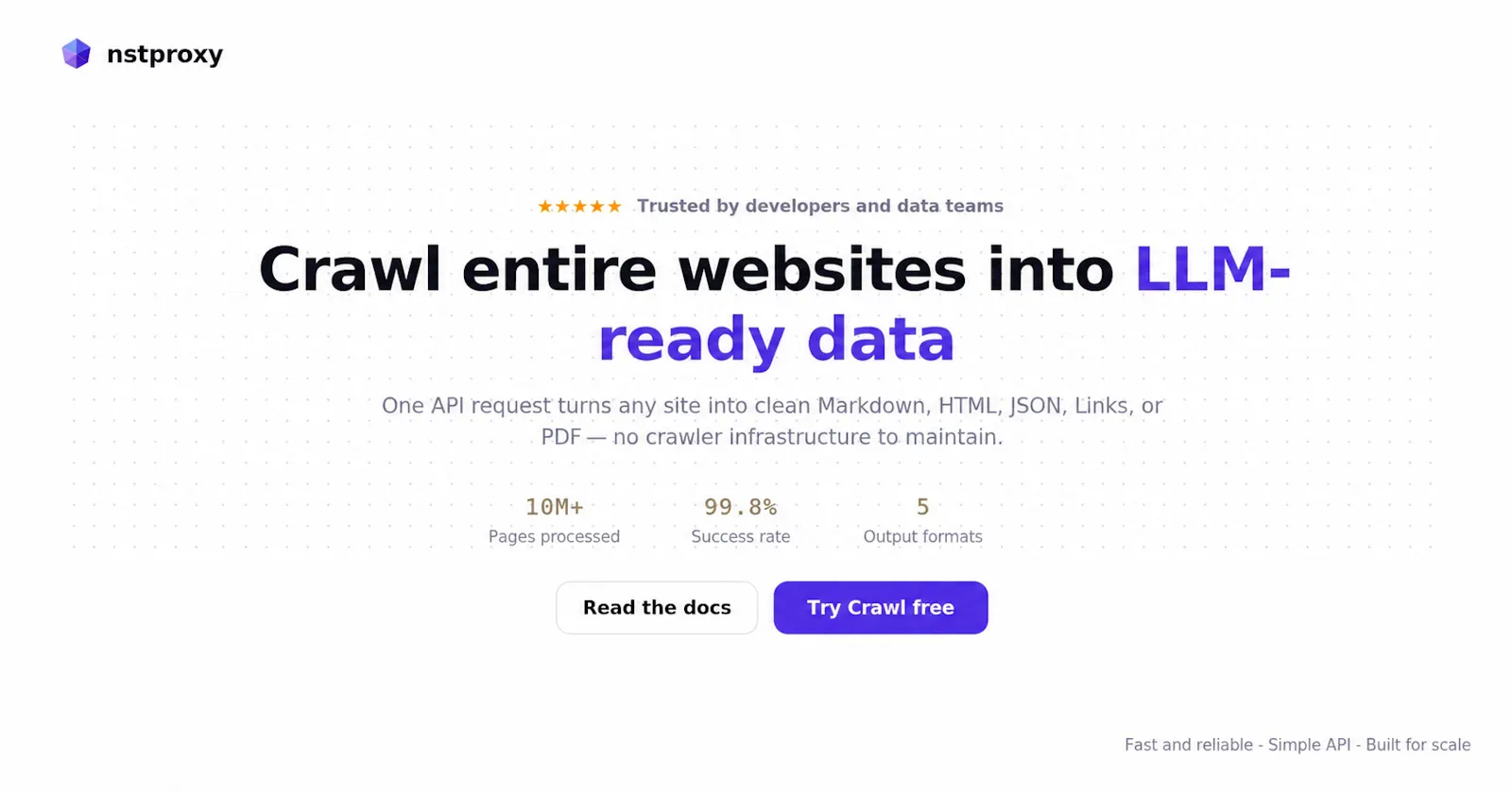 Nstproxy Crawl screenshot 1