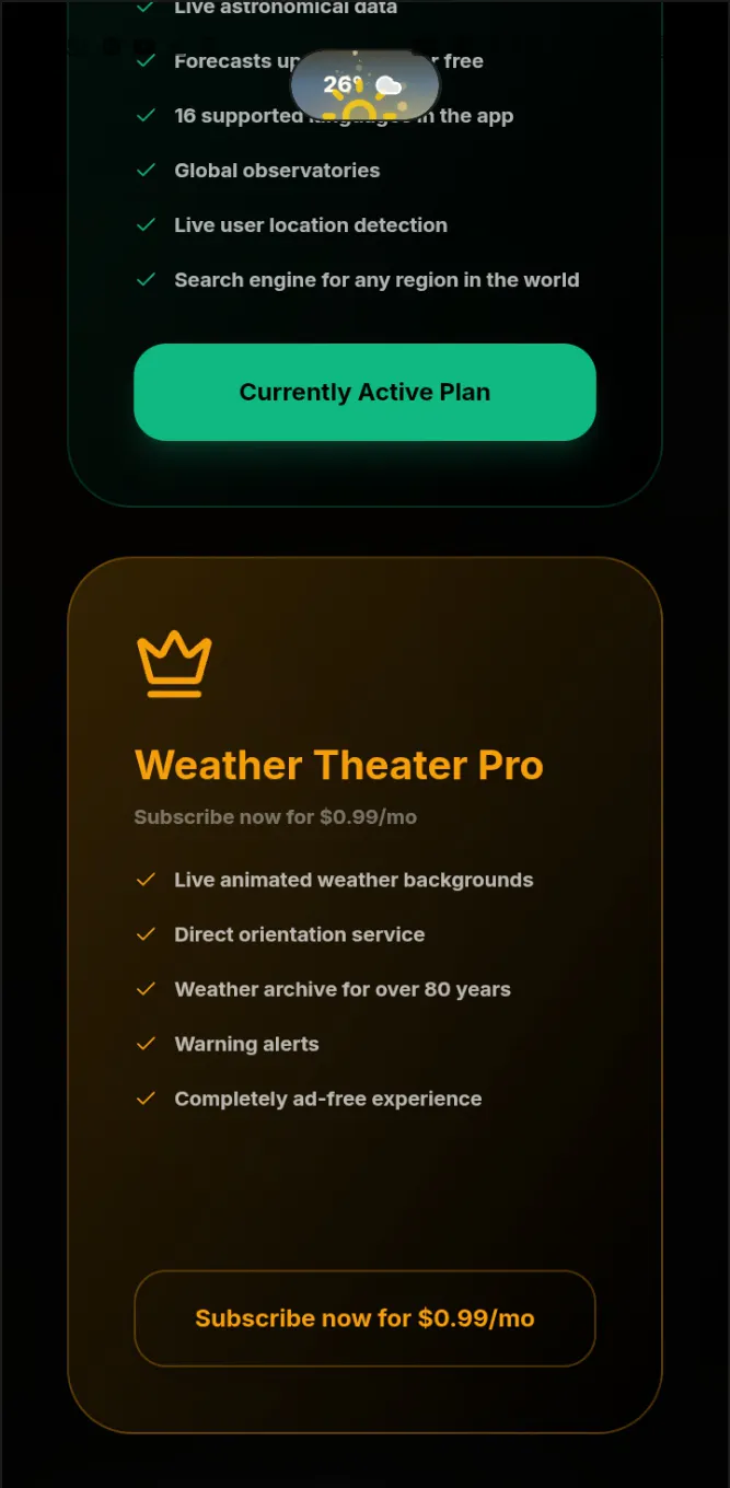 Weather theater  gallery image