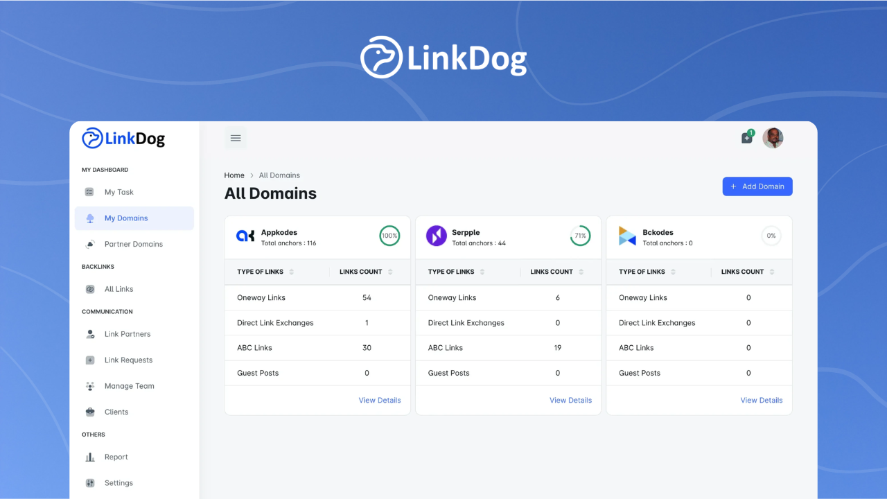 Media LinkDog - Phần mềm quản lý backlink 1