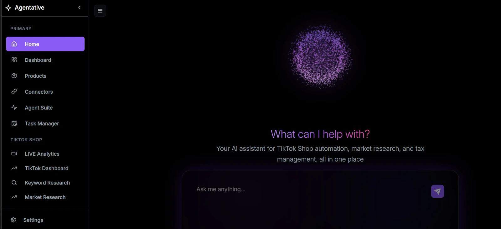 Agentative screenshot 2