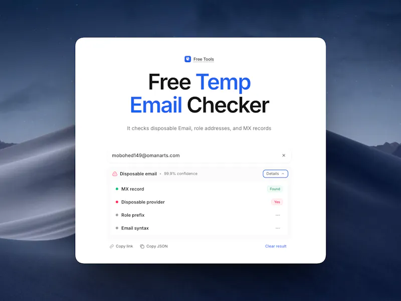Reloop Temp Email Checker screenshot 1