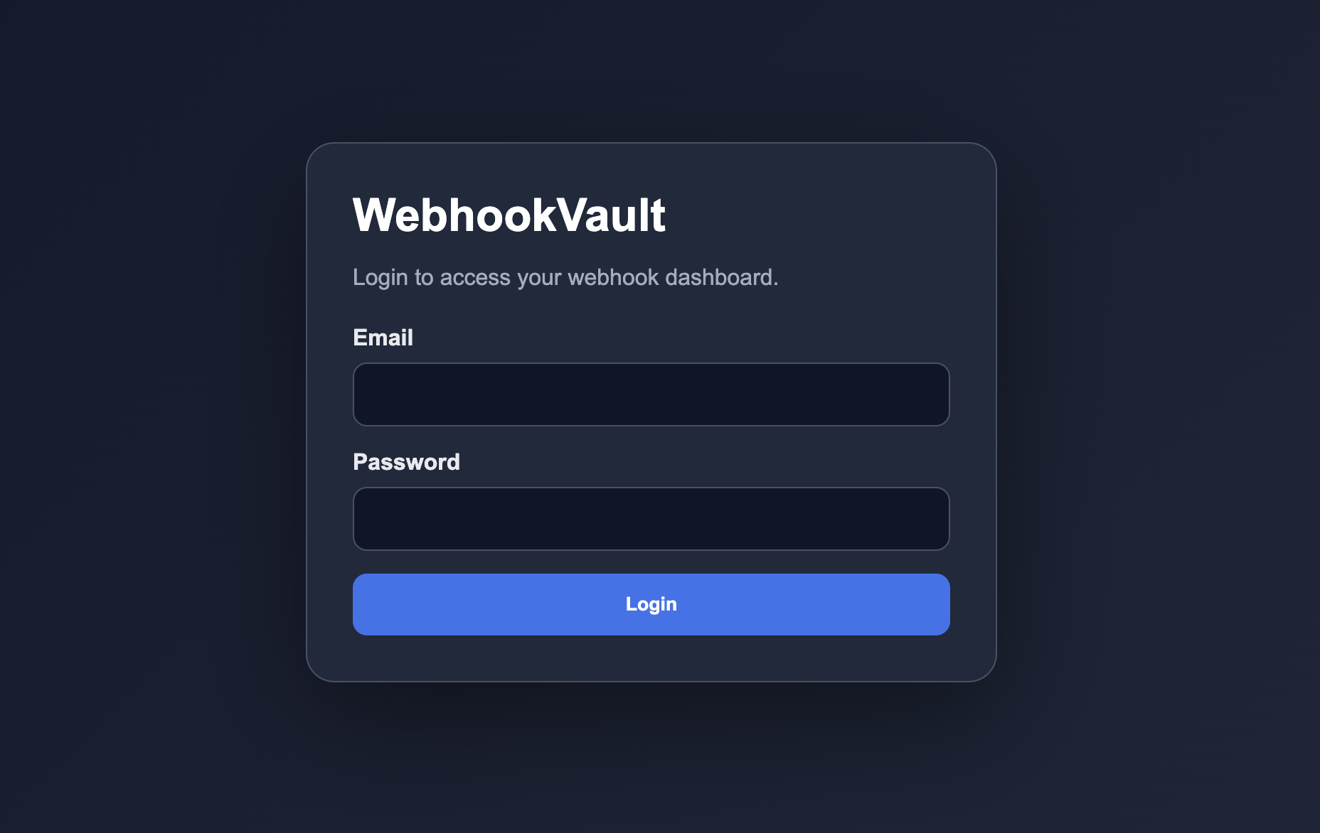 WebhookVault gallery image
