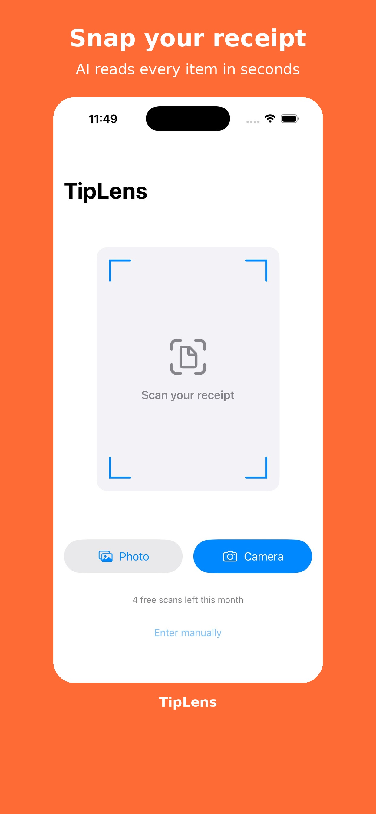 TipLens: Tip & Bill Calculator gallery image