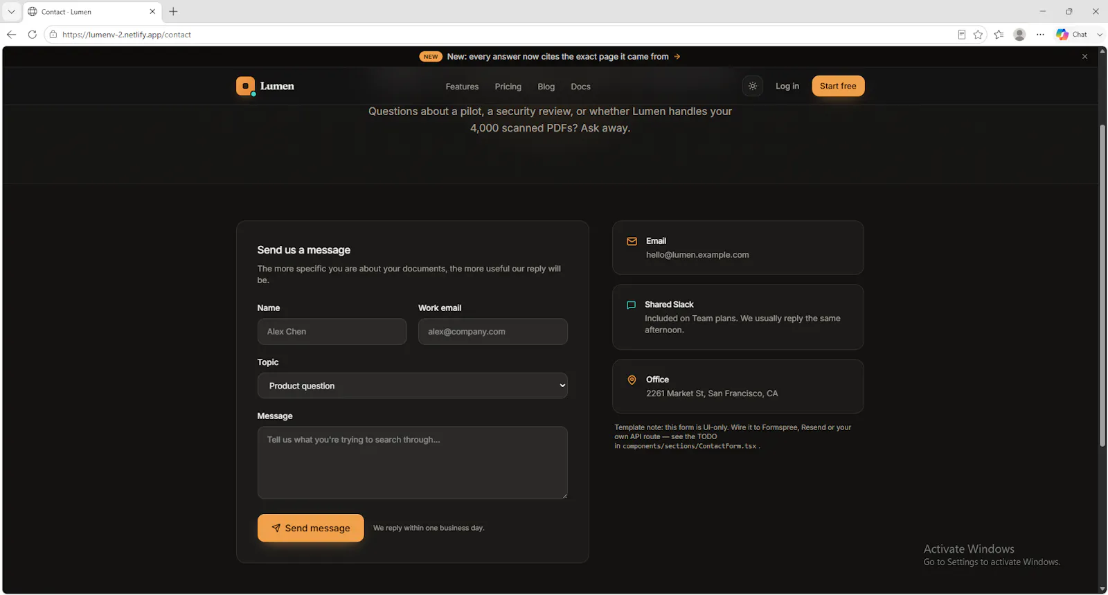 Lumen v2 screenshot 1