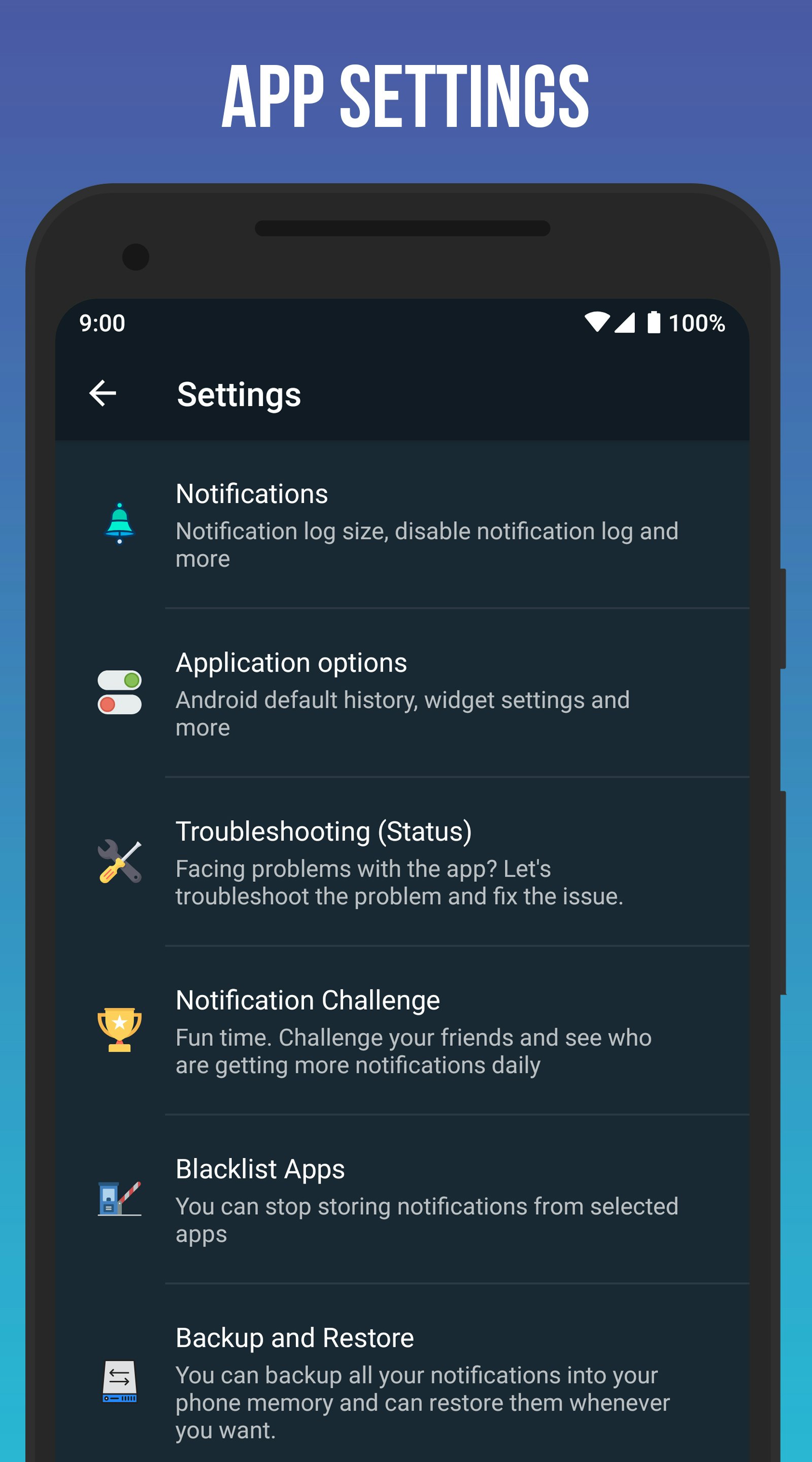 Notification History Log gallery image