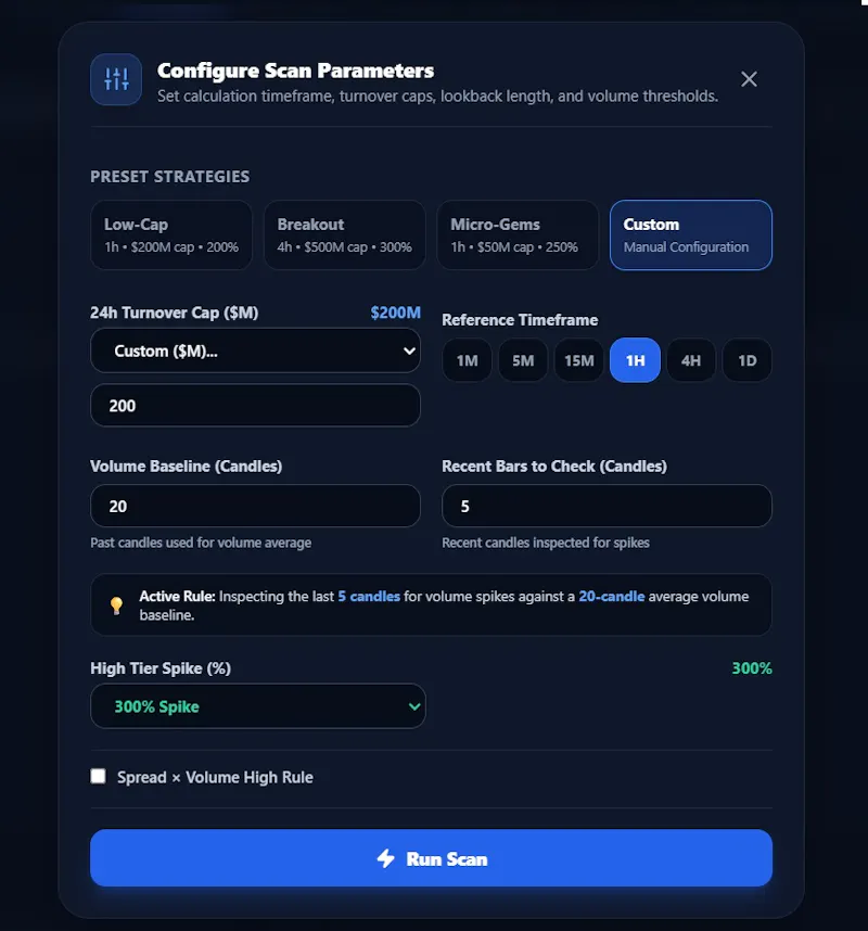 CoinSpikeRadar — Real screenshot 3