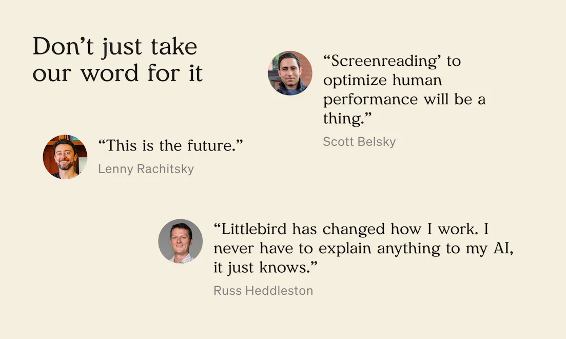 Littlebird screenshot 7