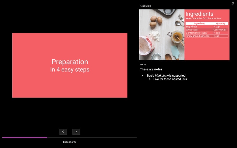 Slideas - Markdown Presentations gallery image