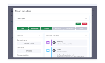 monday sales CRM gallery image