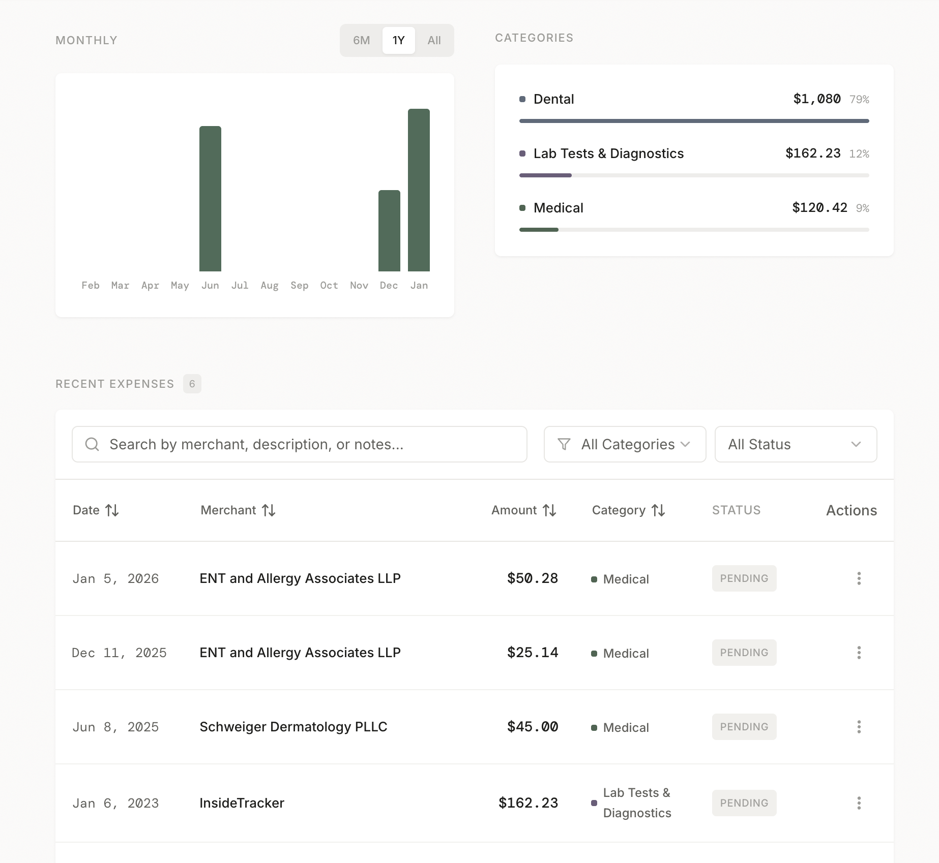 HSA Tracker gallery image