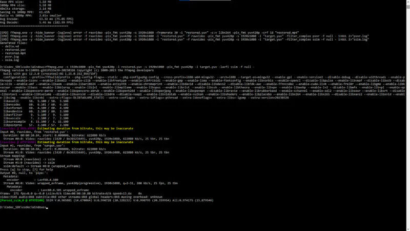 VDelta Codec SDK screenshot 2