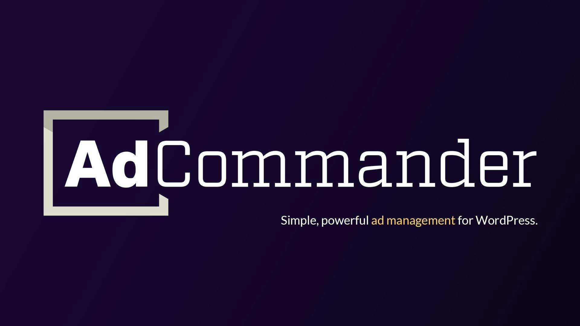 Ad Commander - Ad Manager for WordPress - Simple, powerful ad and banner management for WordPress. media 8