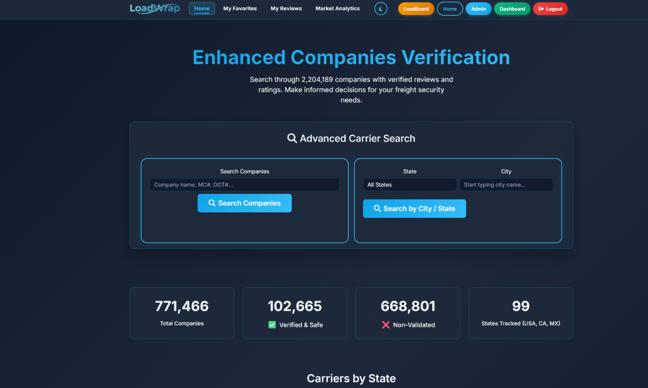LoadWrap - Screenshot 2 showing product features and functionality