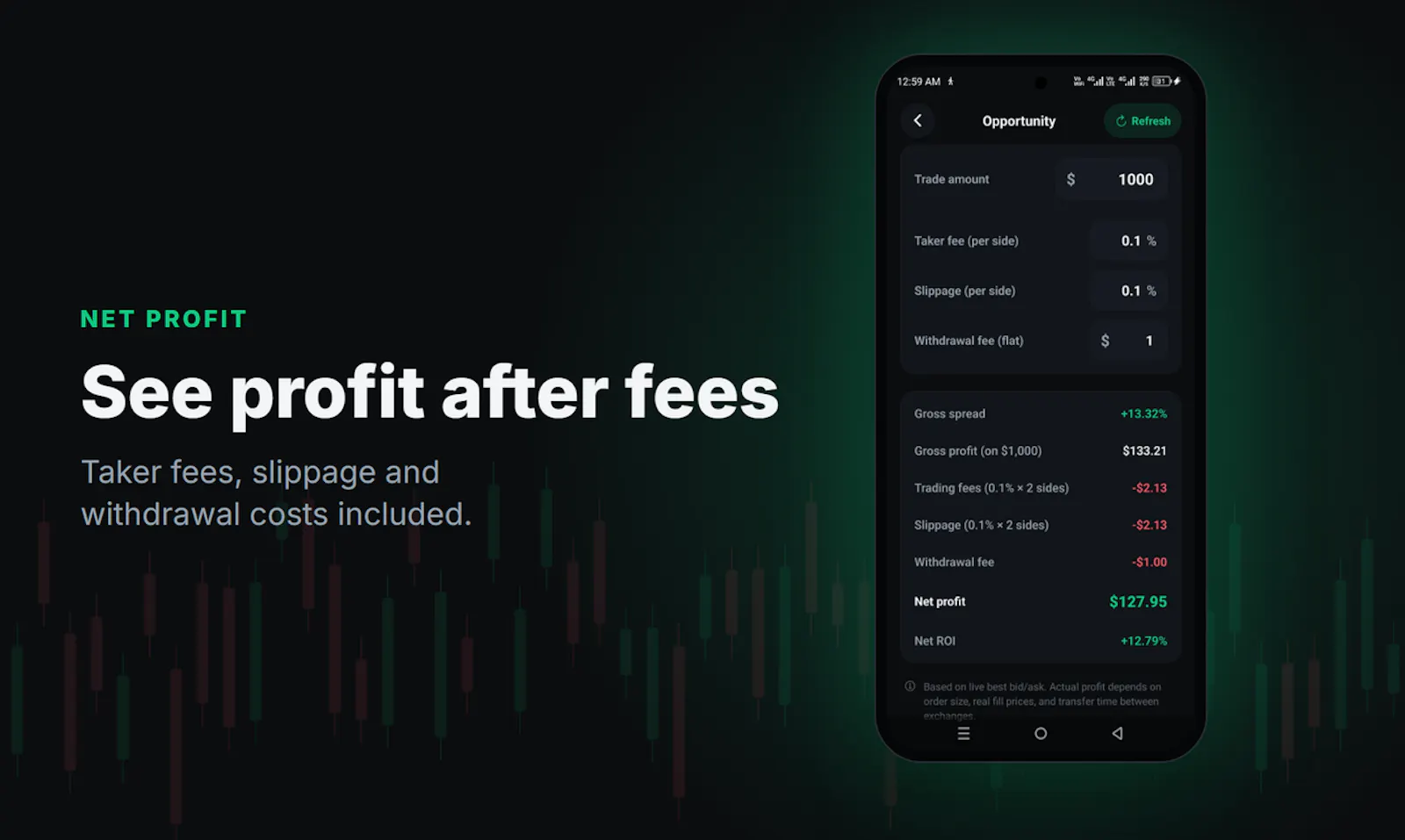 GapX: Crypto Arbitrage Scanner screenshot 3