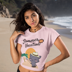 Cute Kawaii Cat T-shirt