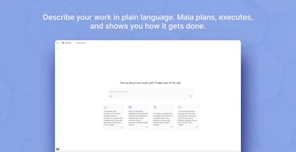 maia.is your AI that gets things done gallery image