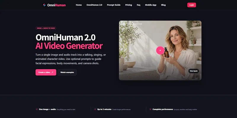 OmniHuman 2.0  screenshot 2