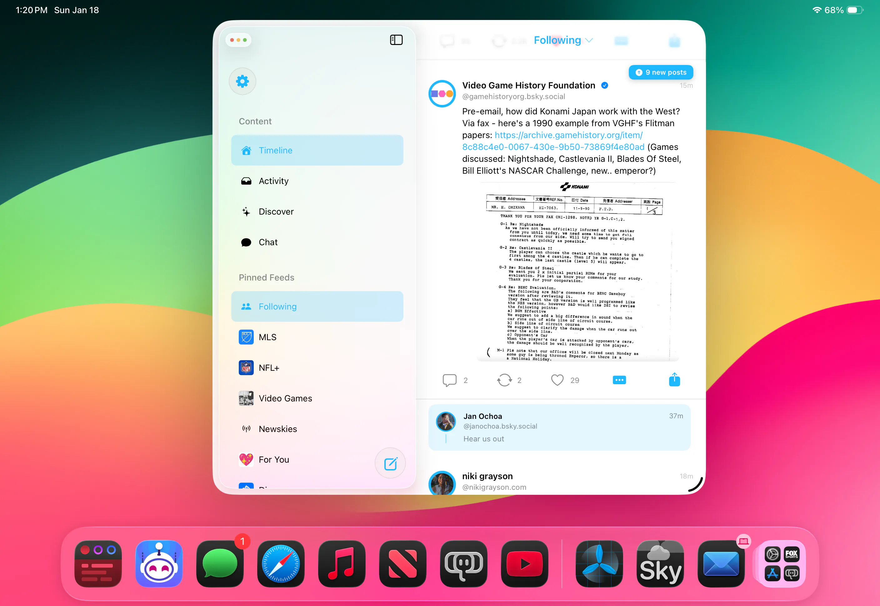 Skyscraper for Bluesky, an iOS client gallery image
