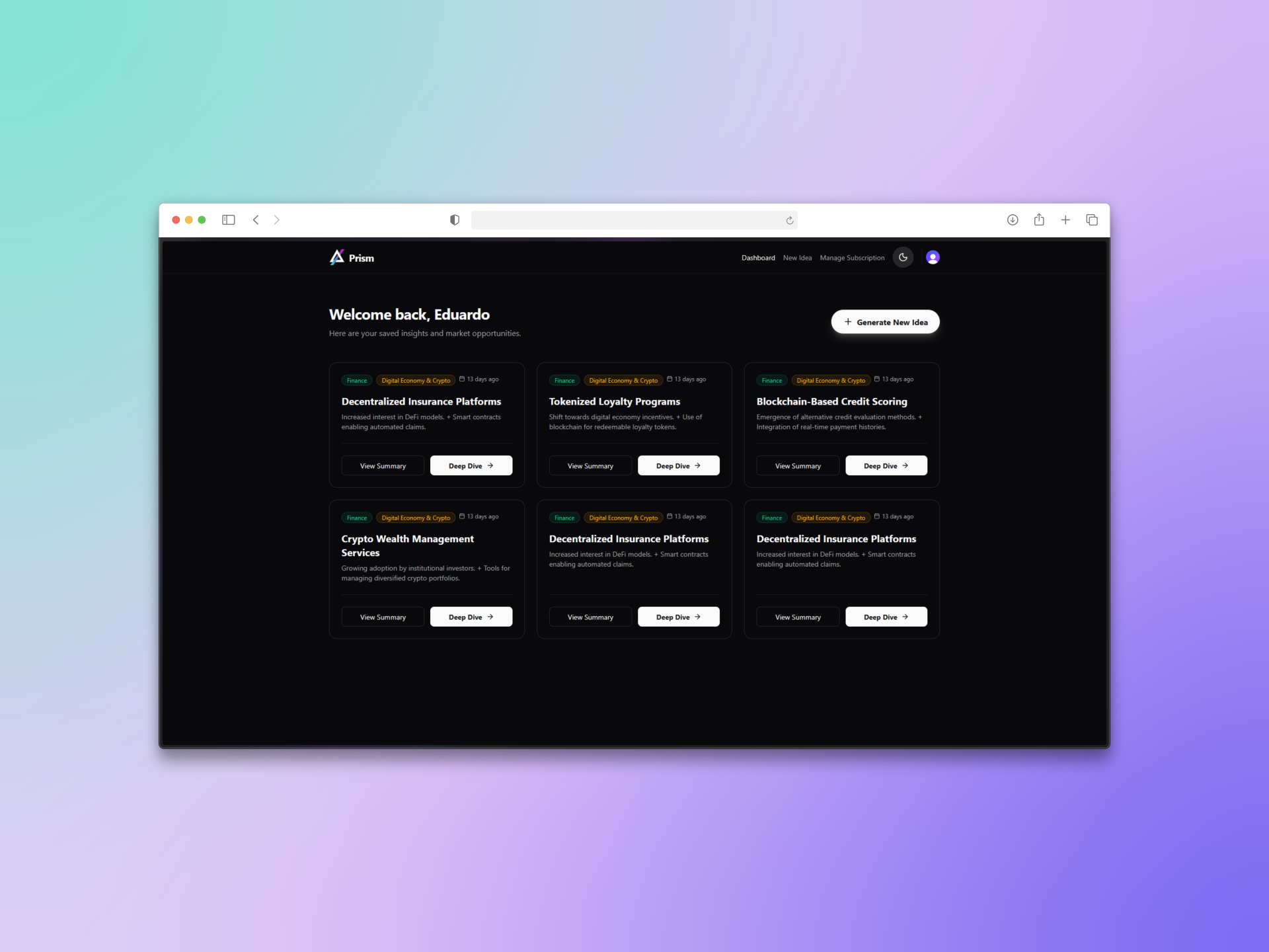 Prism - Screenshot 4 showing product features and functionality