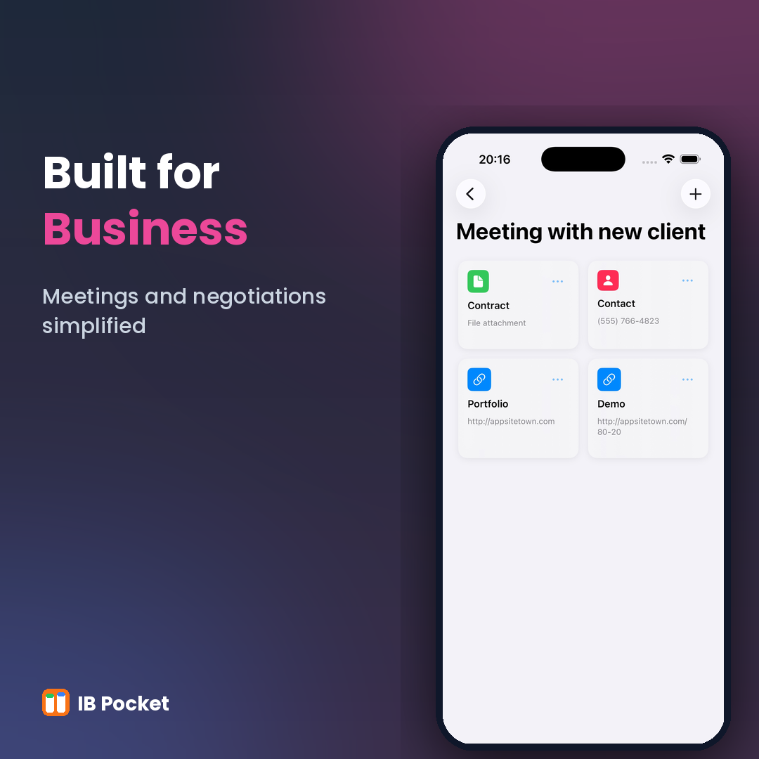 Info Blocks Pocket gallery image