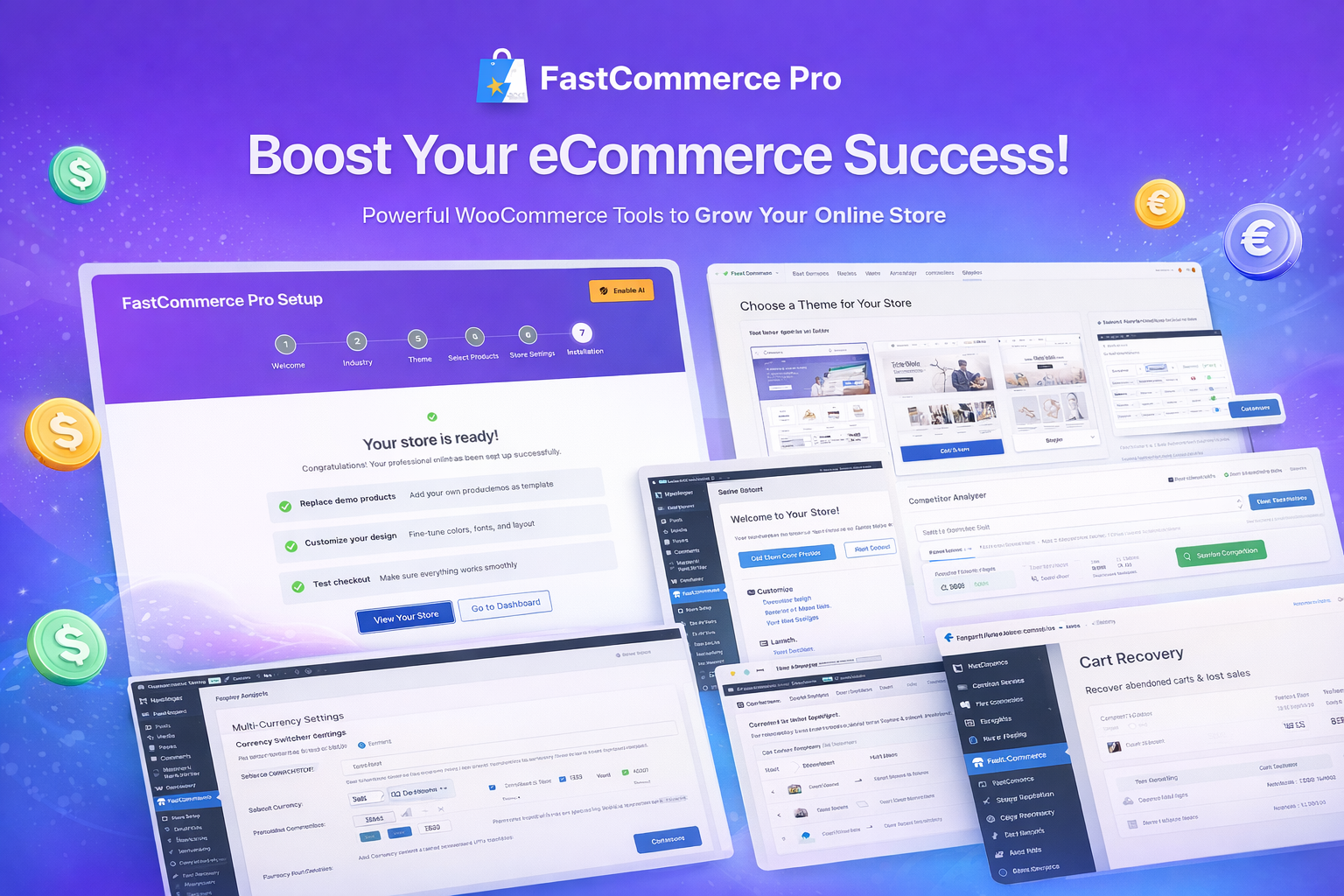 FastCommerce Pro - Main product screenshot demonstrating key features and user interface
