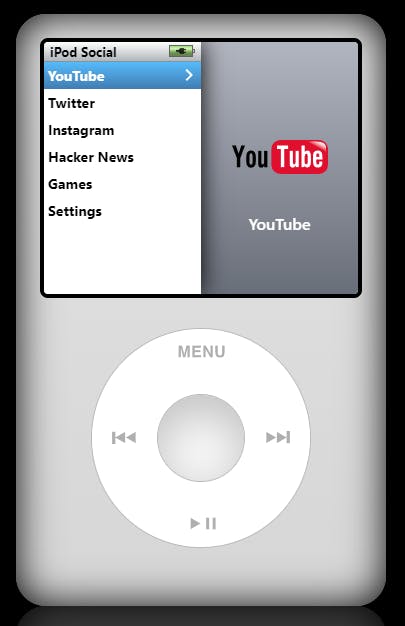 iPod Social media 1