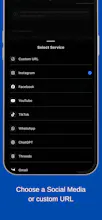 SocialRouter: A multi social app gallery image