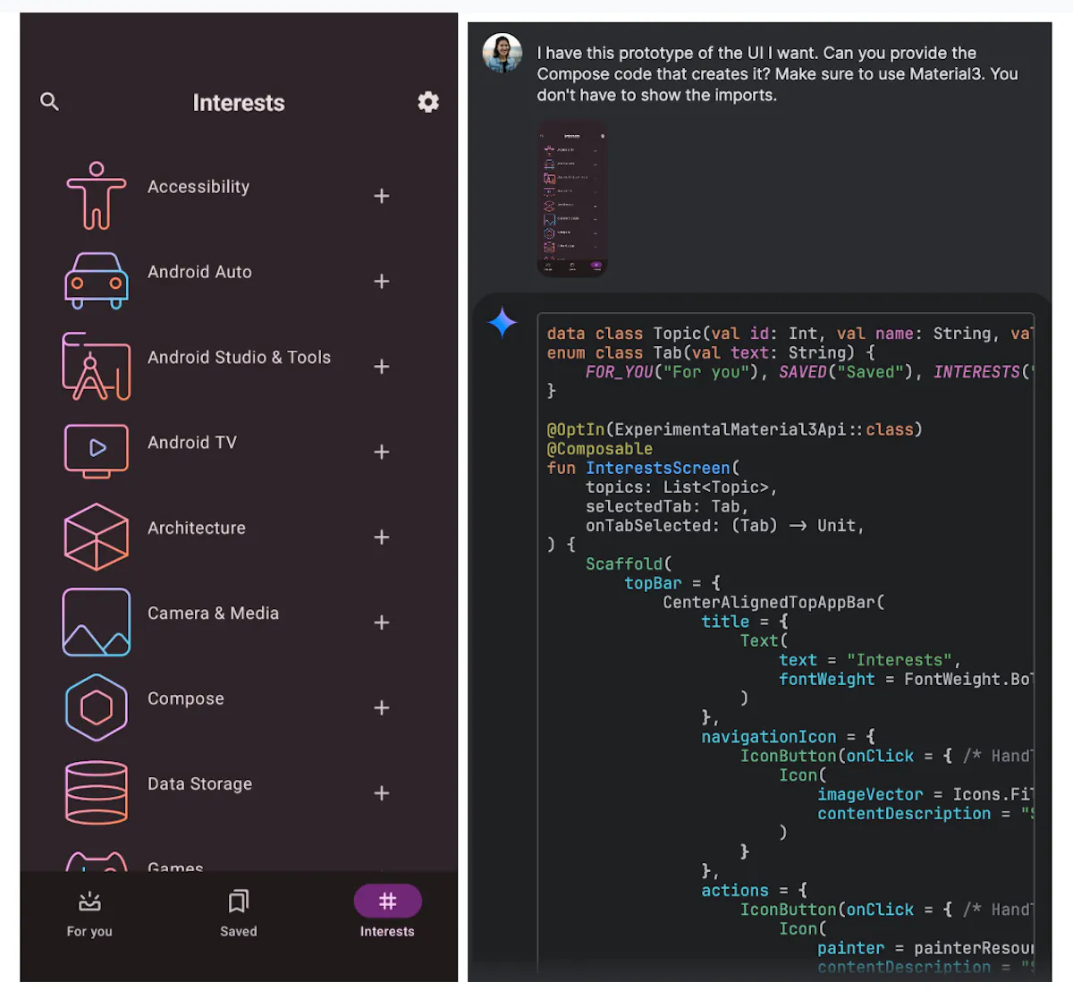 Gemini in Android Studio
