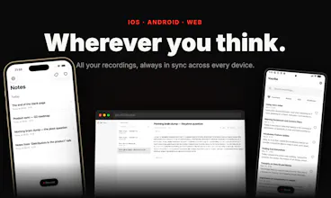 Vscribe — AI Voice Notes & Transcription gallery image