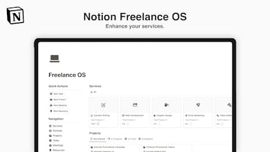 Notion Freelance OS gallery image