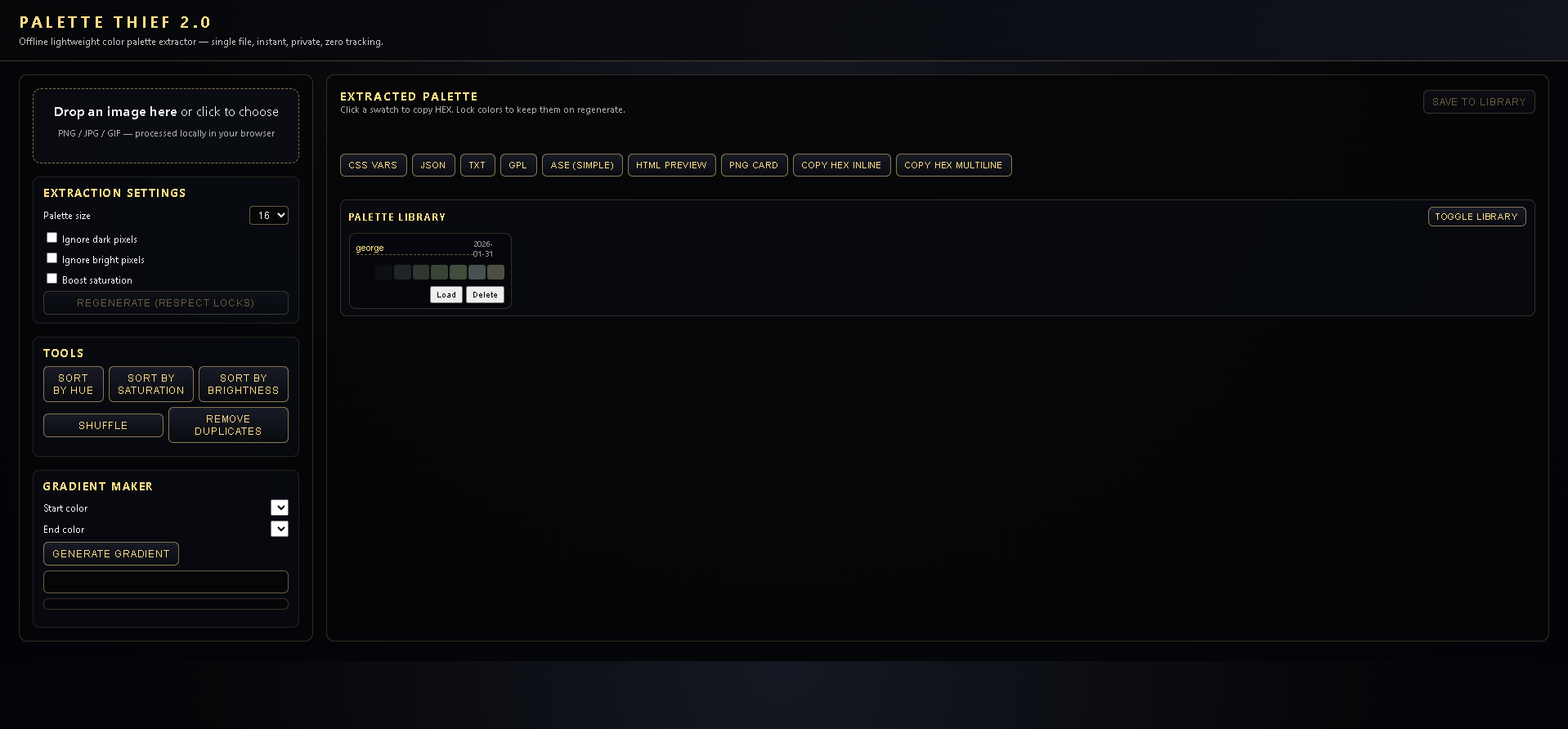 Palette Thief Ultimate - Screenshot 2 showing product features and functionality
