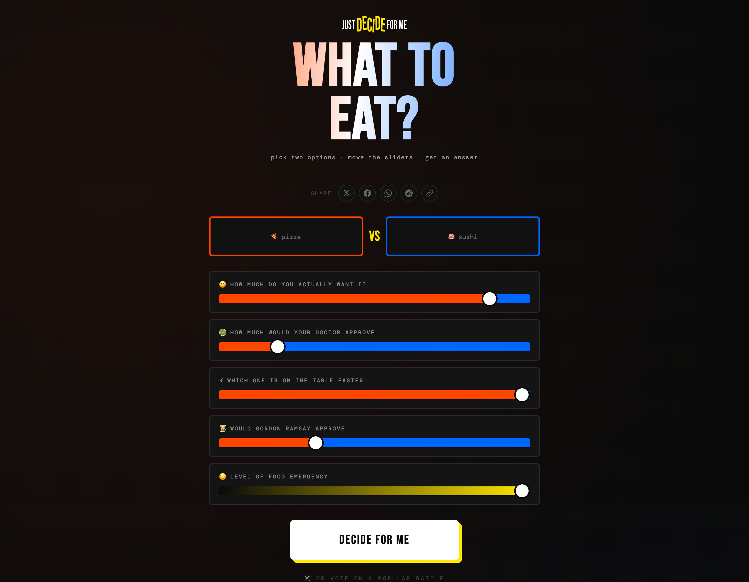 Just Decide For Me – What To Eat? gallery image