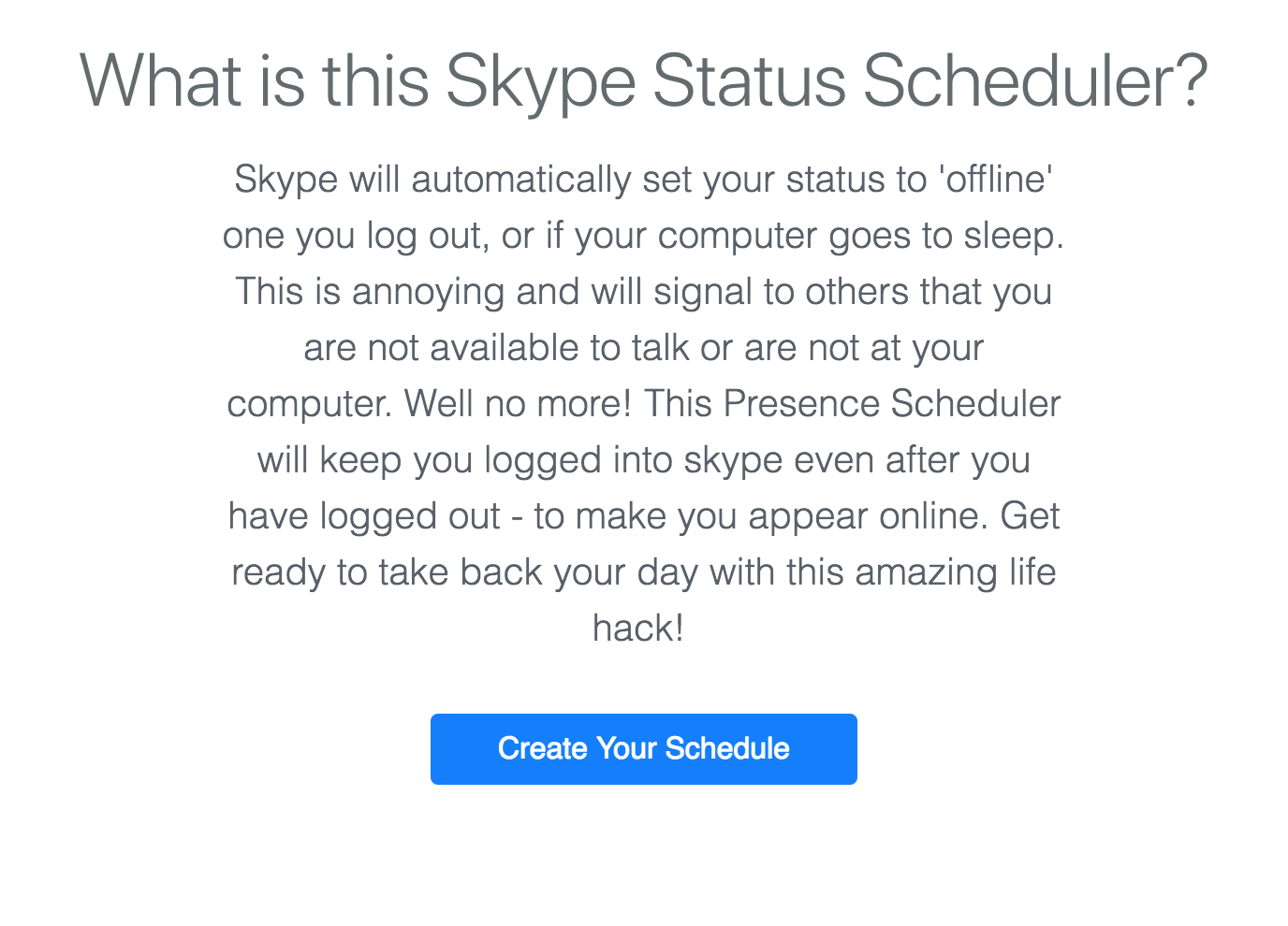 Skype Status gallery image