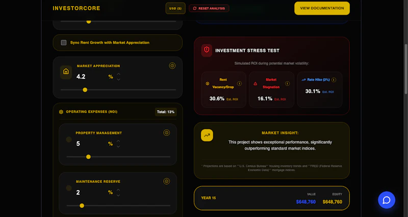 InvestorCore screenshot 2