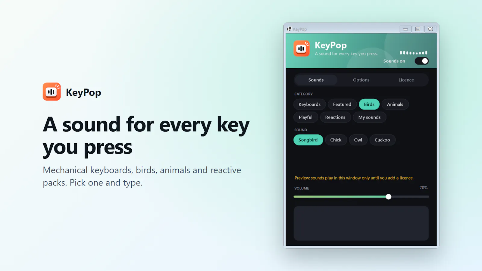 KeyPop screenshot 2