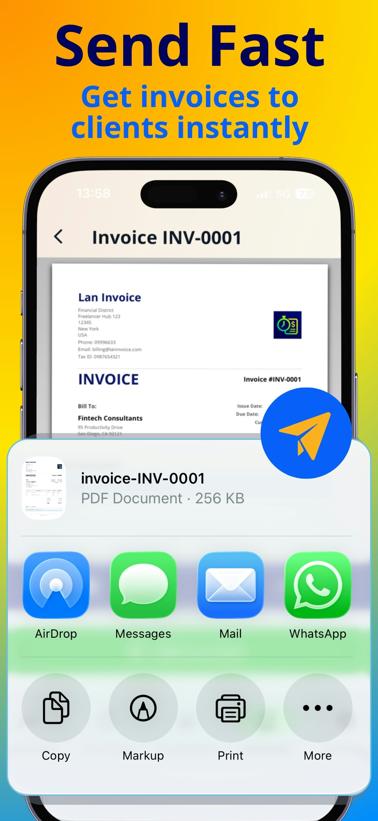 Lan Invoice gallery image