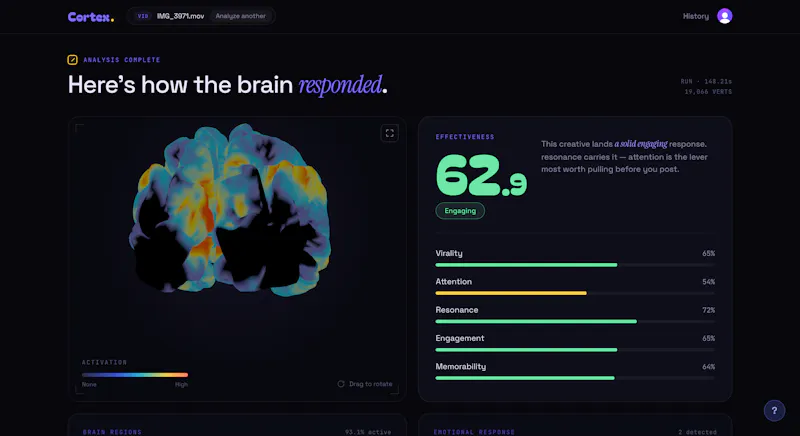 Cortex screenshot 3