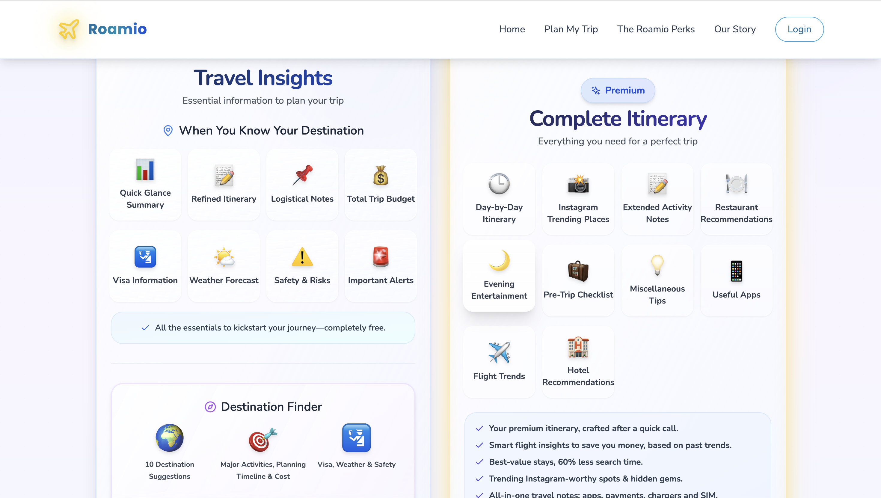 Roamio - Screenshot 2 showing product features and functionality