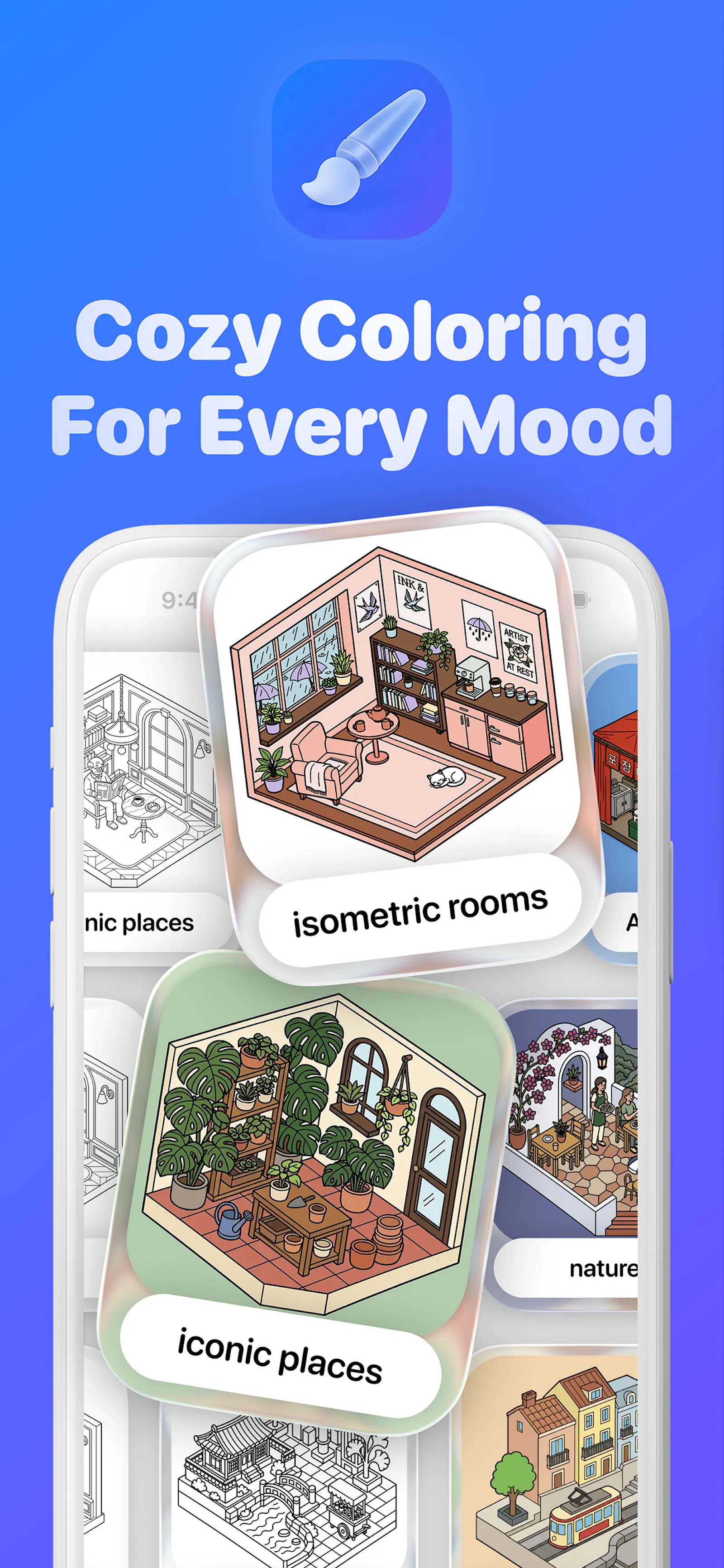 IRO – coloring app for adults screenshot 1
