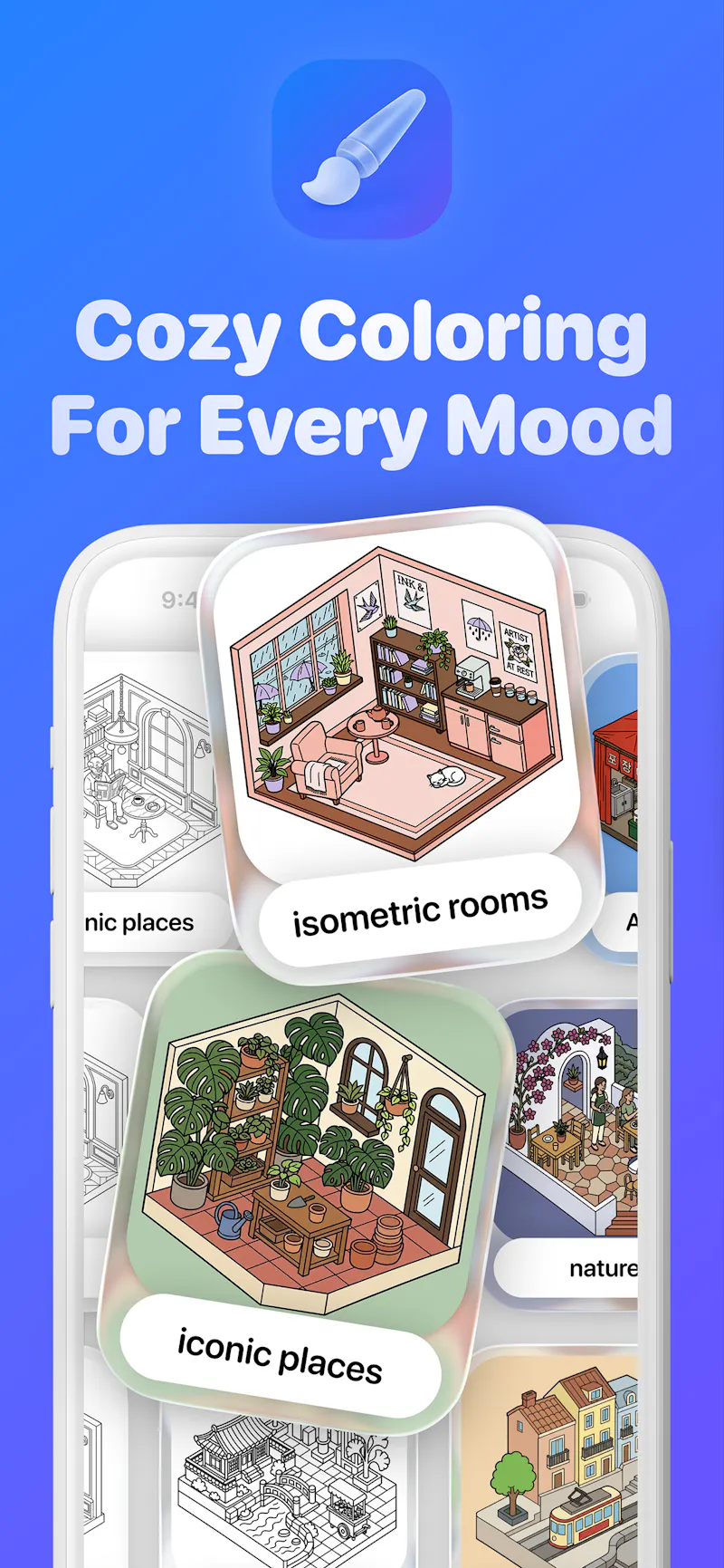 IRO – coloring app for adults screenshot 1