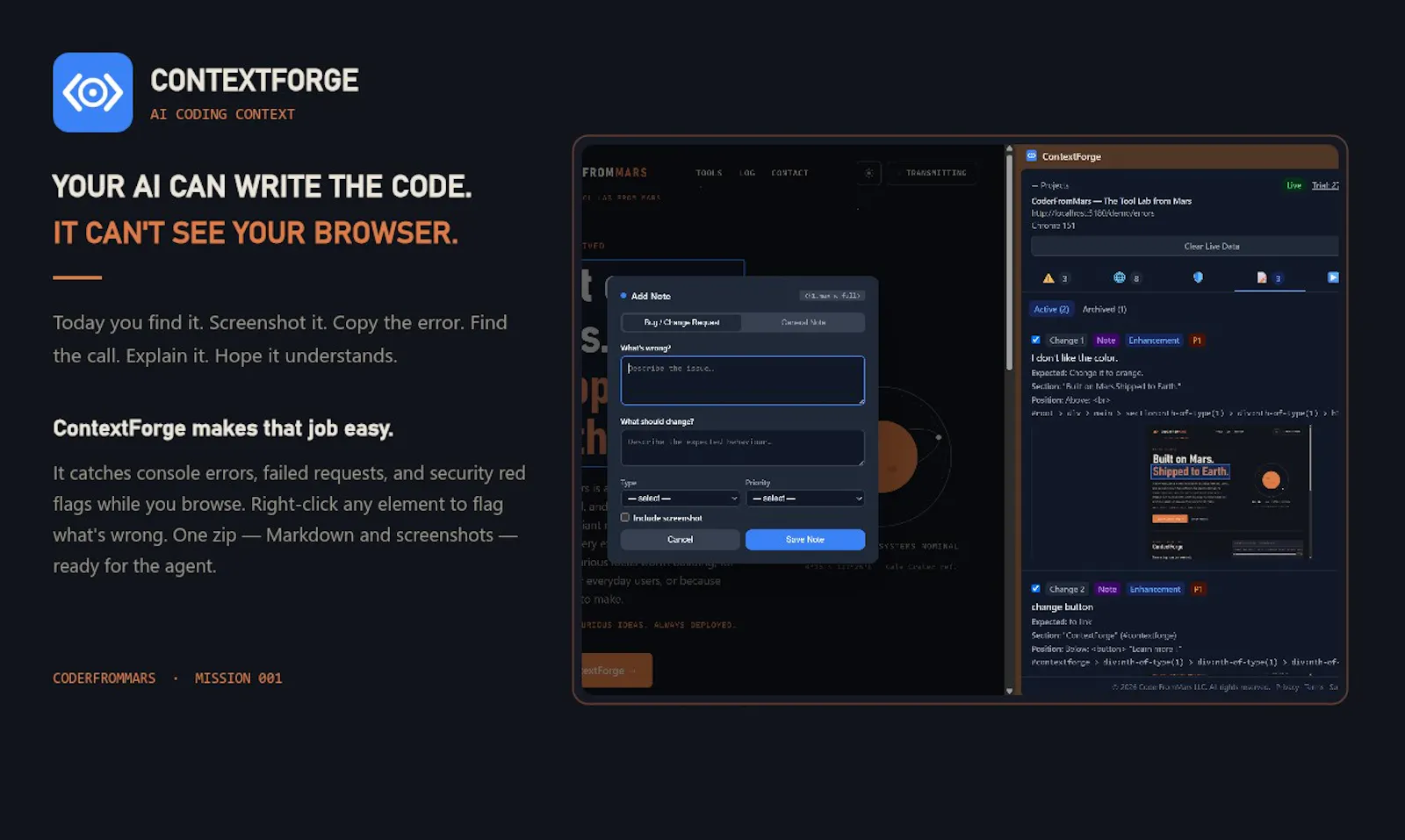 ContextForge → AI Coding Context screenshot 2