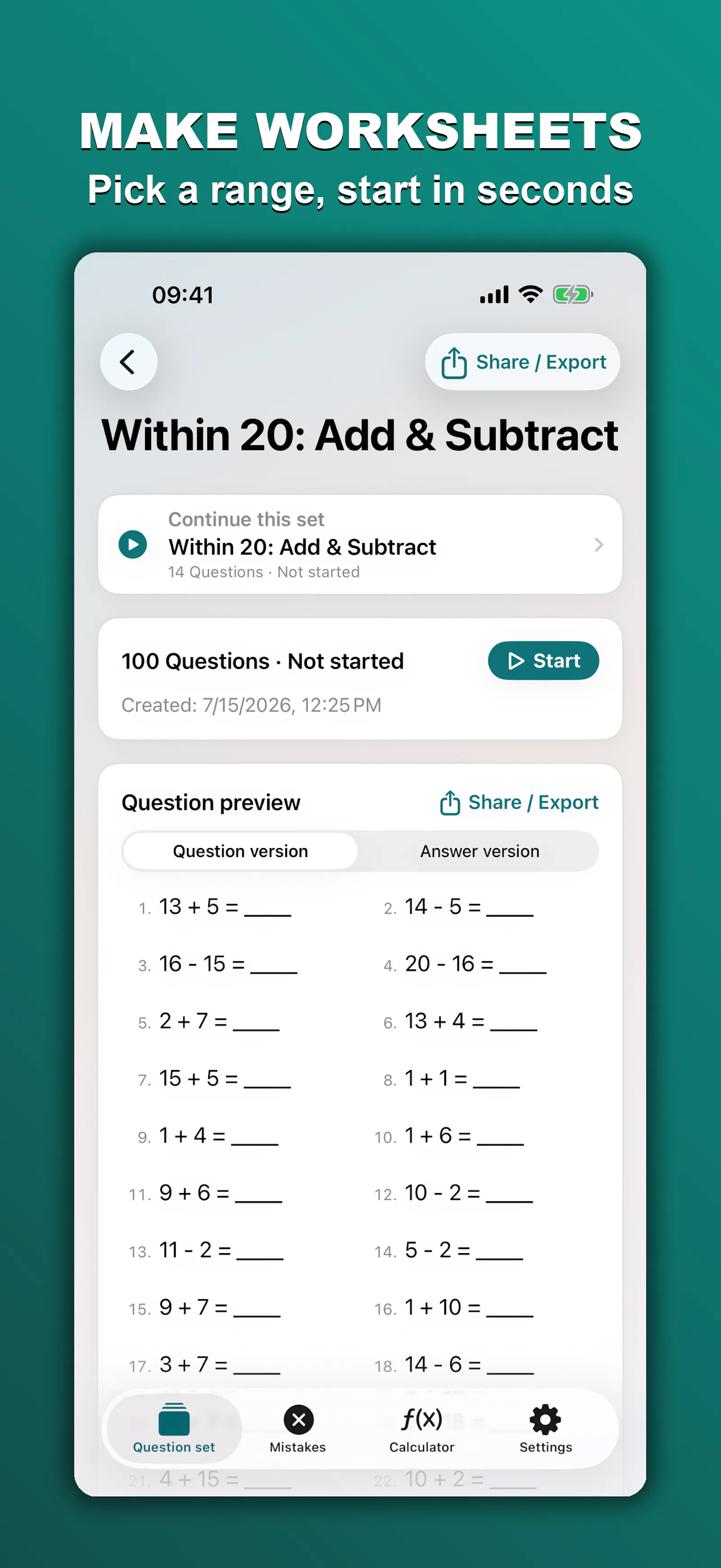 MathBoard screenshot 1