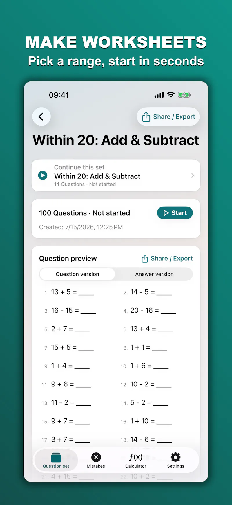 MathBoard screenshot 1