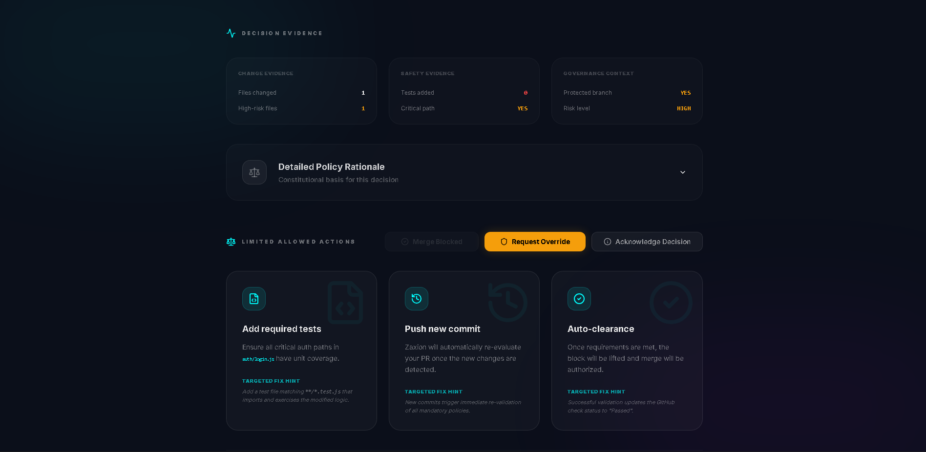 Zaxion - Screenshot 3 showing product features and functionality