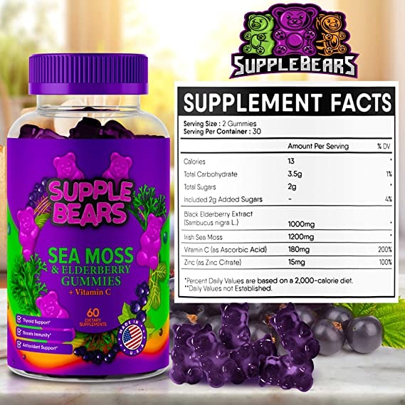 Elderberry Sea Moss Gummies gallery image