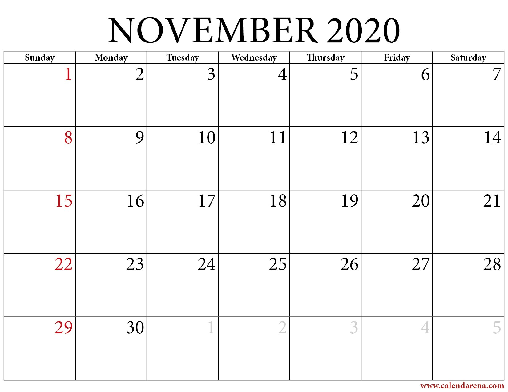 Floral october 2020 calendar free